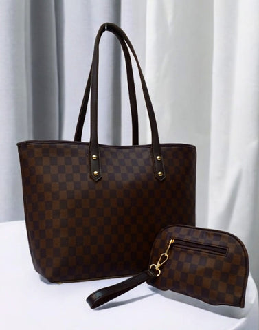 Branded LV Bag Tote With Mini Pouch| Premium Quality