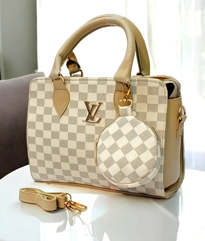Branded LV Bag With Mini Pouch| Premium Quality