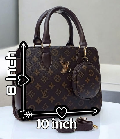 Branded LV Bag With Mini Pouch| Premium Quality