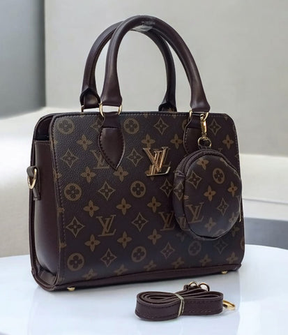 Branded LV Bag With Mini Pouch| Premium Quality