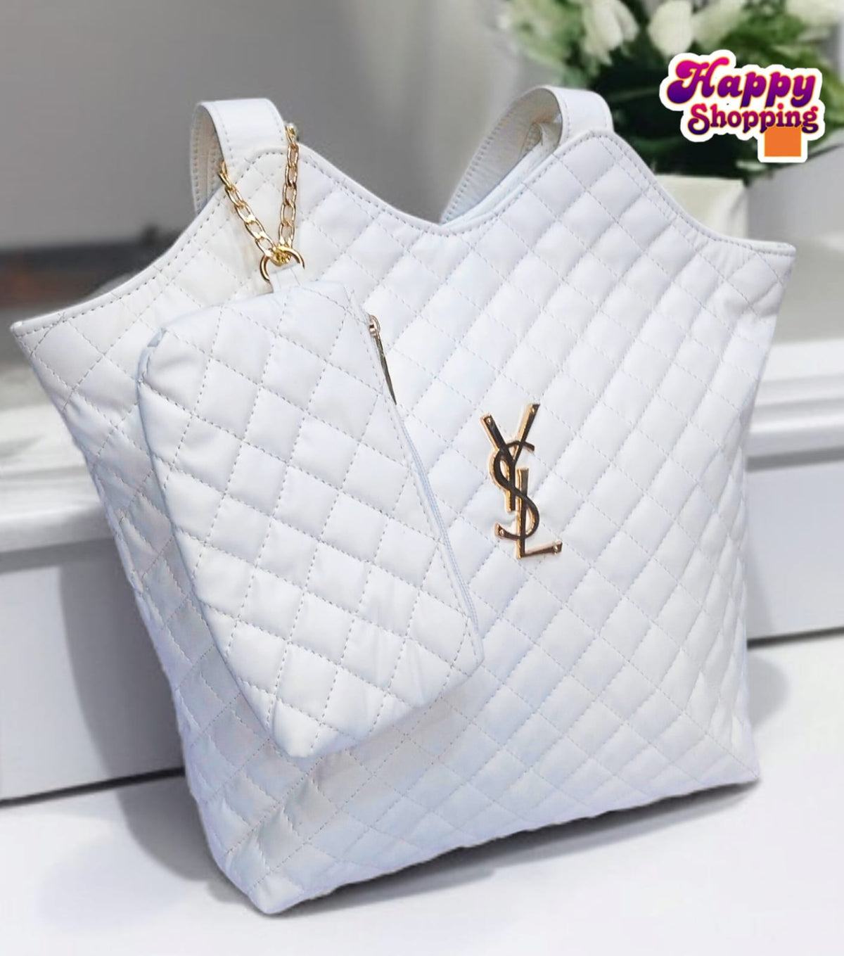 Branded 2 Pcs Shoulder Totebag