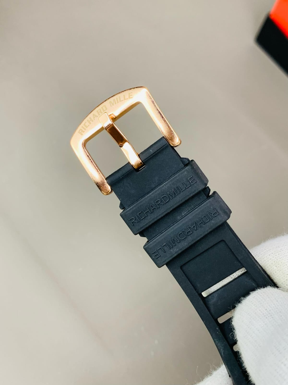 High Quality Skeleton Watch For Mens Richard Mille RM-01 Rubber Strap Waterproof Watch