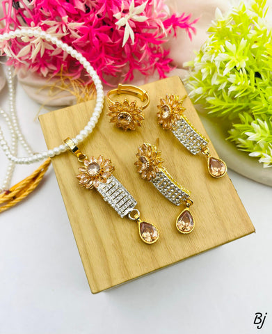 Fancy & Beautiful Flower Design Egyptian Combo Set