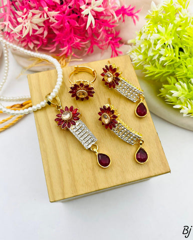 Fancy & Beautiful Flower Design Egyptian Combo Set