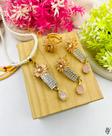 Fancy & Beautiful Flower Design Egyptian Combo Set