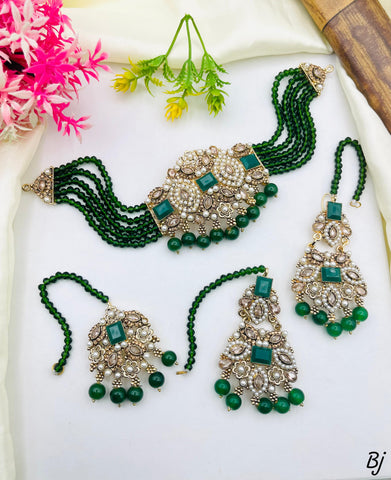Beautiful Rajwadi-Style Jewelry Set