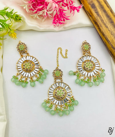 Beautiful Gold-Plated Tubelight Teeka Bounda