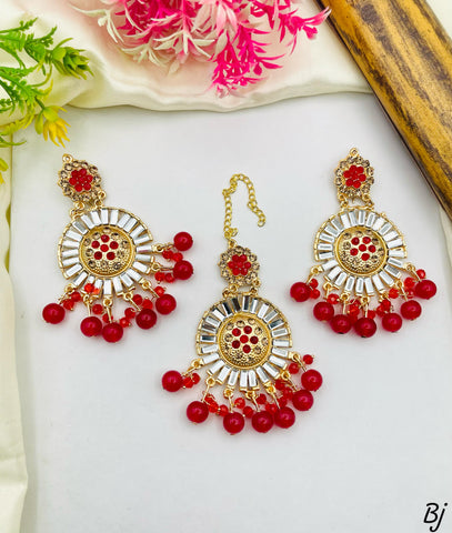 Beautiful Gold-Plated Tubelight Teeka Bounda