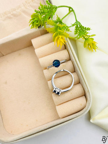 Beautiful Gold-Plated Zircon Rings