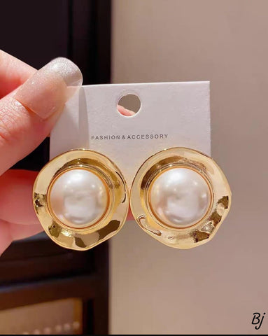 Fancy &amp; Beautiful China Pearl Studs – Just for Her! ✨😍