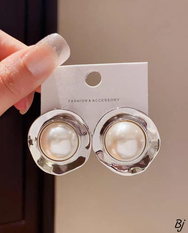 Fancy &amp; Beautiful China Pearl Studs – Just for Her! ✨😍
