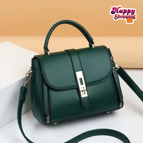 Casual Dual zipper Crossbody Bag