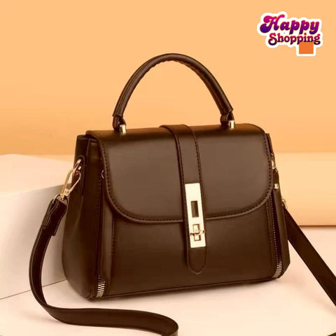 Casual Dual zipper Crossbody Bag
