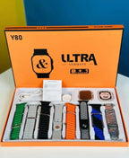 Y80 Ultra Smartwatch With 8 Strap