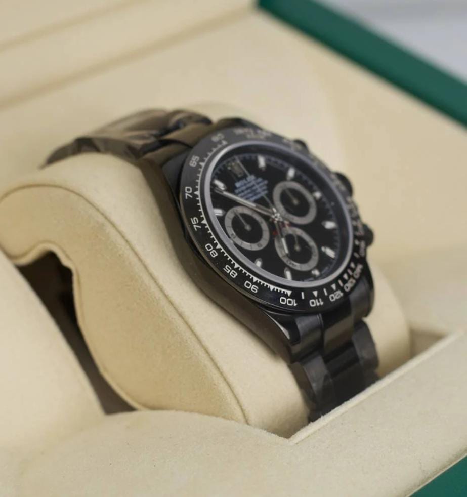 Rolex Cosmograph Daytona Black Oyster Bracelet Watch