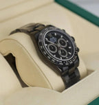 Rolex Cosmograph Daytona Black Oyster Bracelet Watch