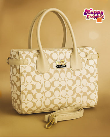 Coach Premium Shoulder Bag with Unique Handle – For Stylish Girls