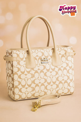 Coach Premium Shoulder Bag with Unique Handle – For Stylish Girls