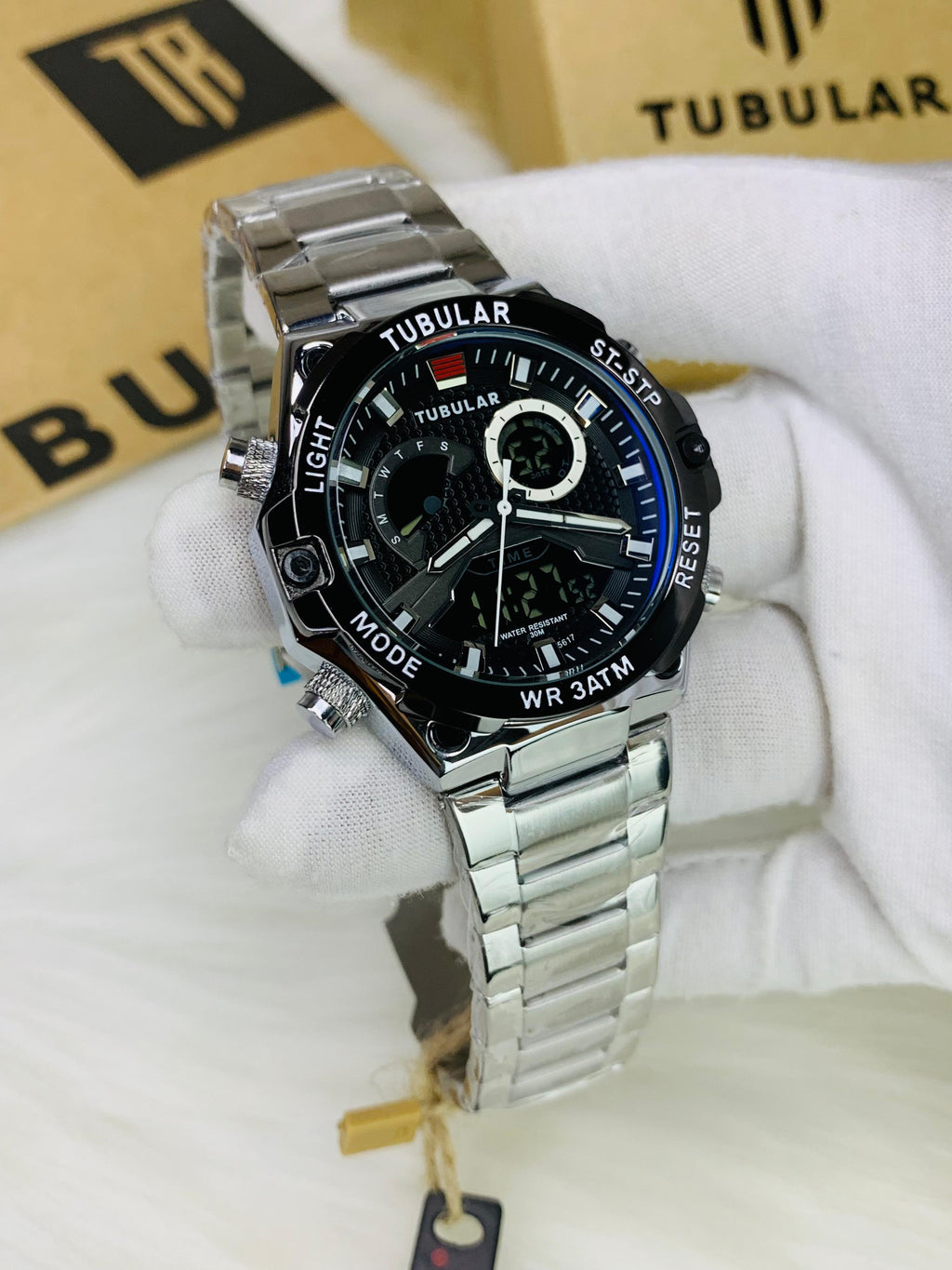 Tubular – Analog/Digital Watch – Stainless Steel – TB-131