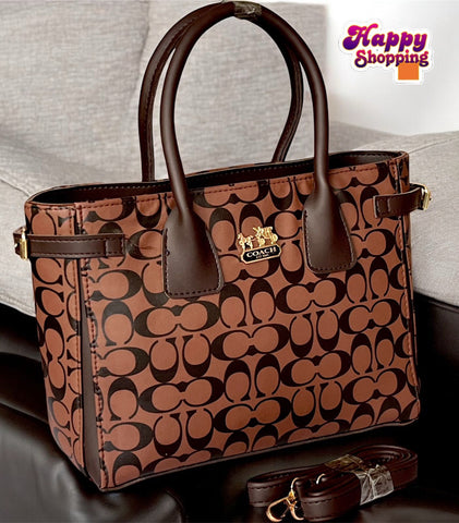 Coach Premium Shoulder Bag with Unique Handle – For Stylish Girls