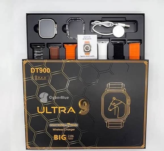 DT900 ULTRA 9 Smart Watch 7 Straps