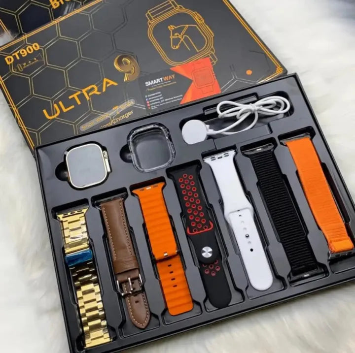 DT900 ULTRA 9 Smart Watch 7 Straps