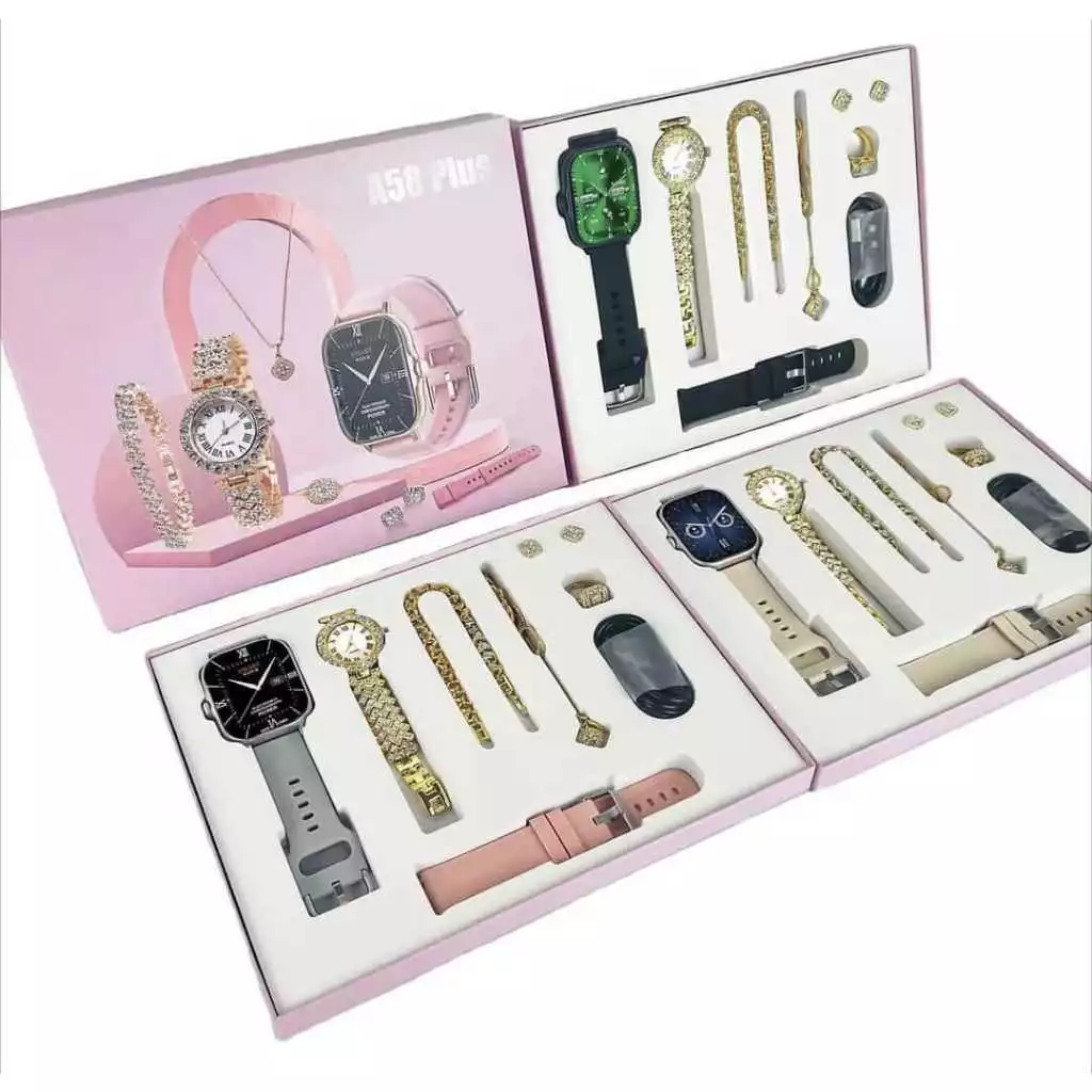 Smart Watch A68 Plus Lady Girl Smart Watch Suit Gift Box Packaging for Women