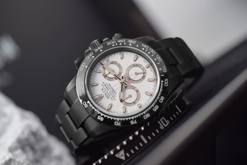 Rolex Cosmograph Daytona Black Oyster Bracelet Watch
