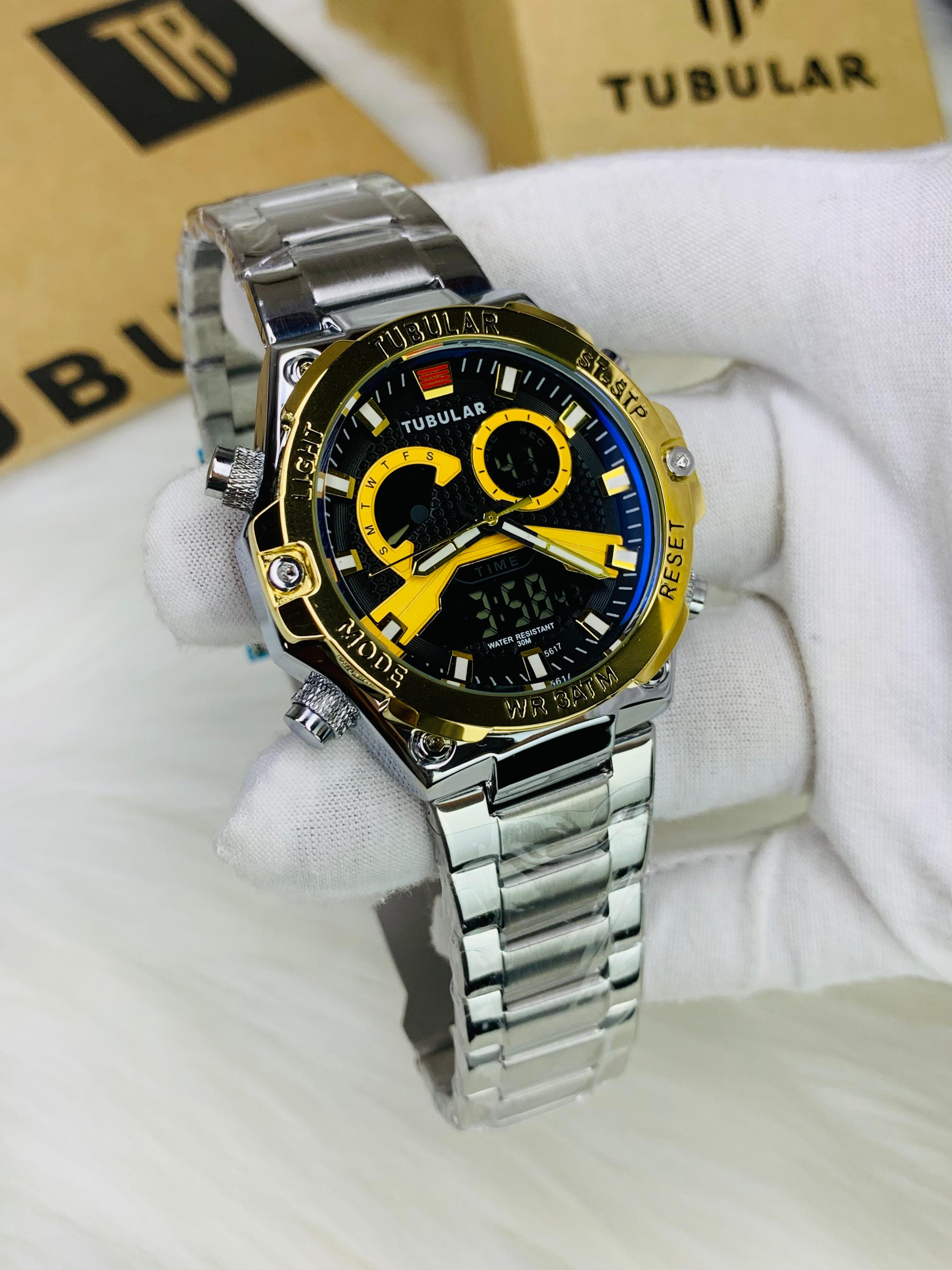 Tubular – Analog/Digital Watch – Stainless Steel – TB-131