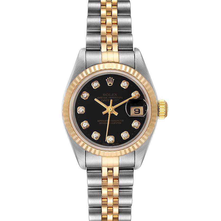 Rolex Datejust Steel Yellow Gold Diamond Dial